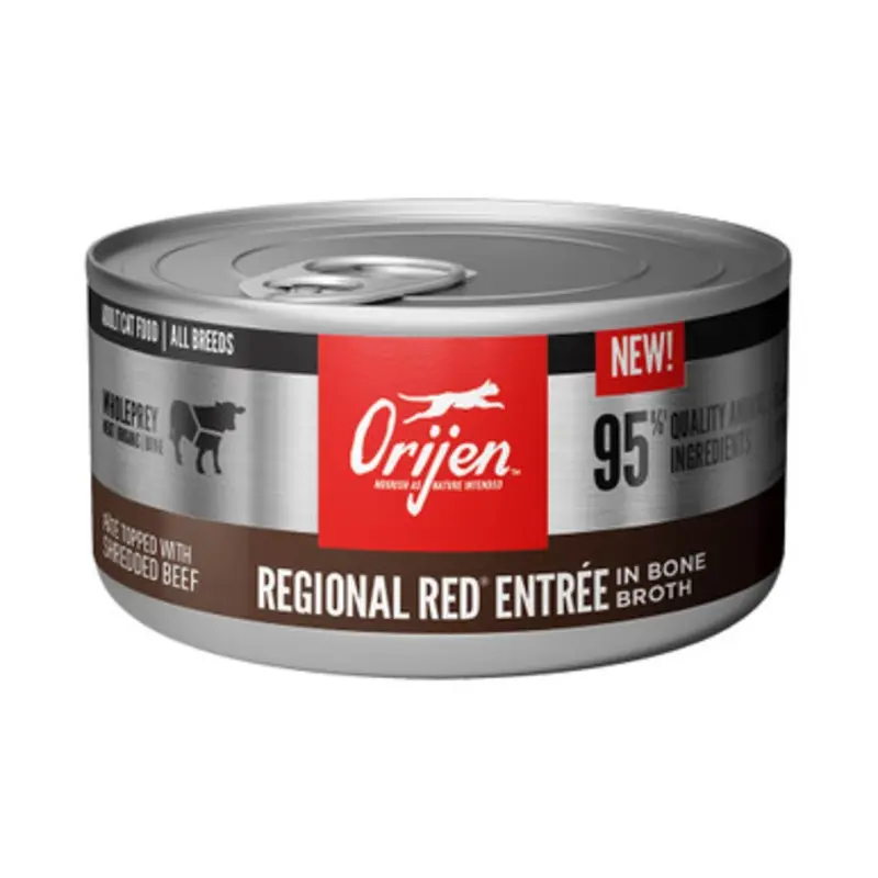 Orijen Regional Red Entre In Bone Broth Canned Cat Food 3 oz