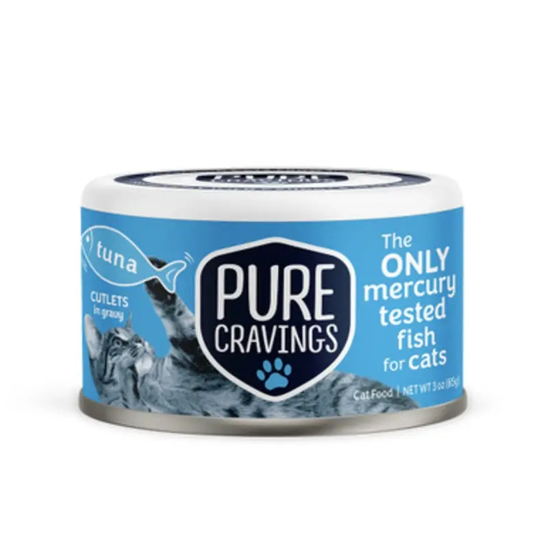 Pure Cravings Tuna Cutlets in Gravy Canned Cat Food 3 oz
