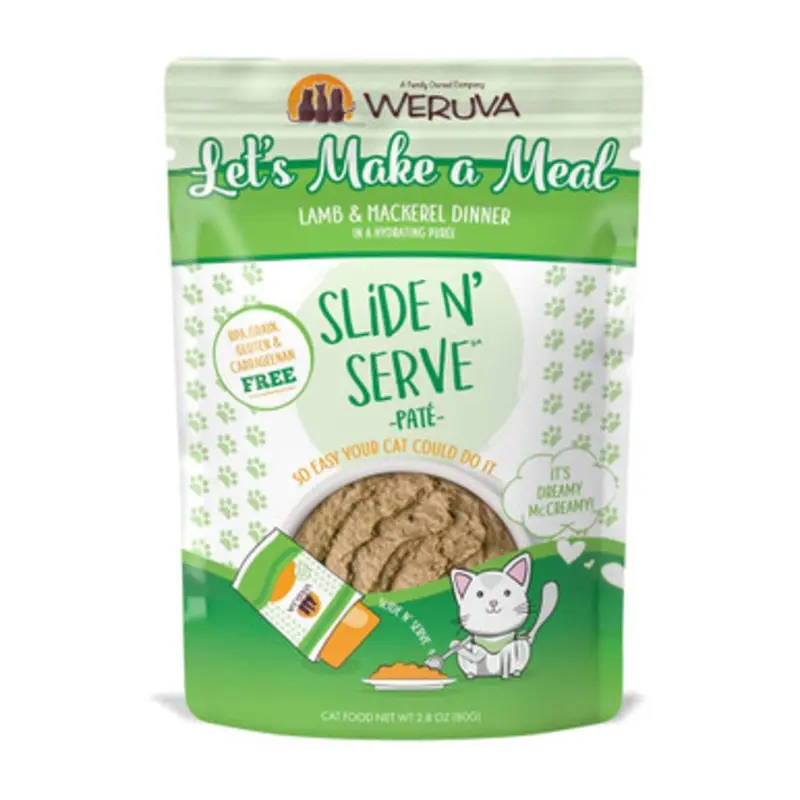 Slide N' Serve Let's Make a Meal Lamb & Mackerel Dinner Wet Cat Food 2.8 oz