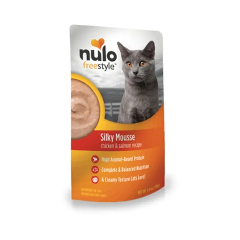 Nulo Freestyle Silky Mousse Chicken & Salmon Recipe Wet Cat Food 2.8 oz