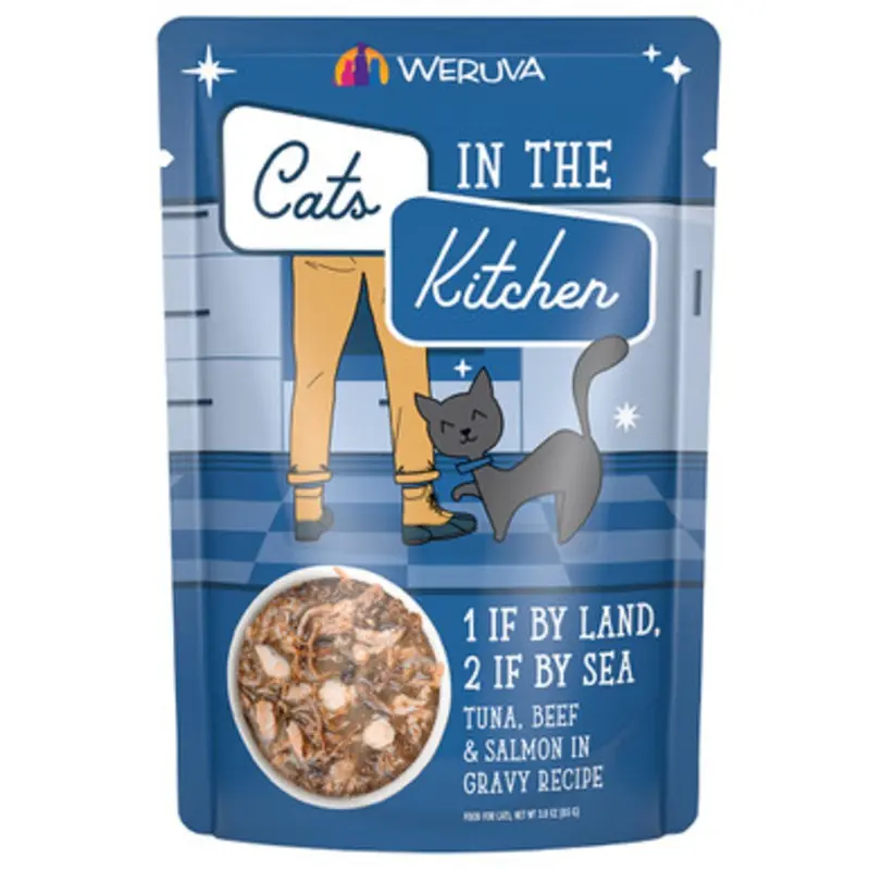 Weruva Cats in the Kitchen 1 If By Land, 2 If By Sea Recipe Wet Cat Food 3 oz