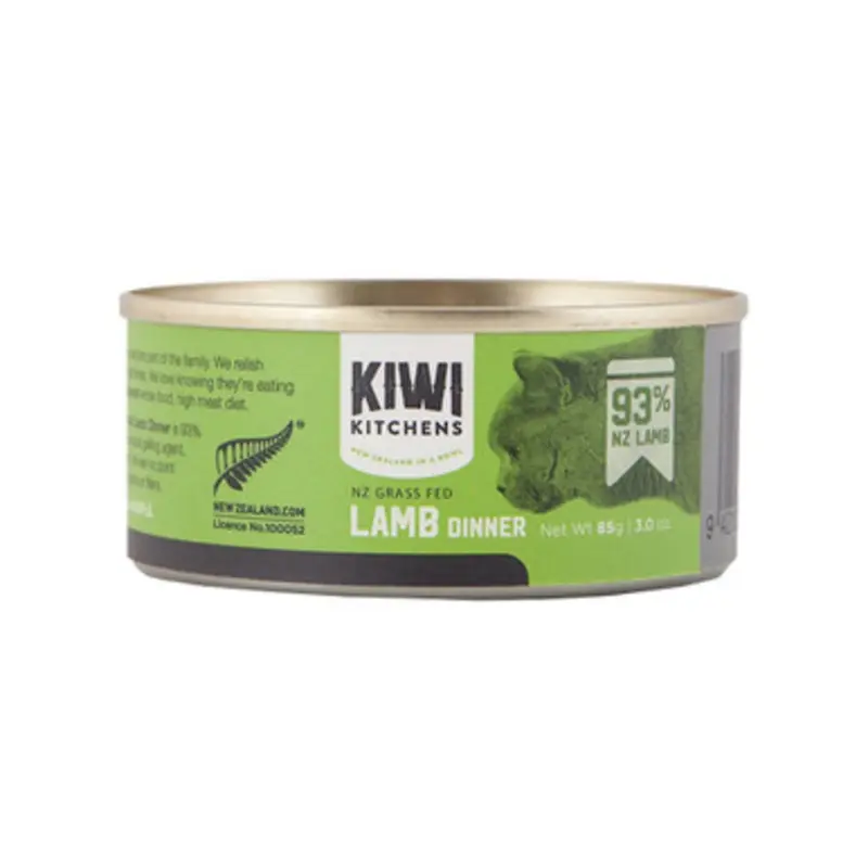 Kiwi Kitchens NZ Grass Fed Lamb Dinner Canned Cat Food 3 oz