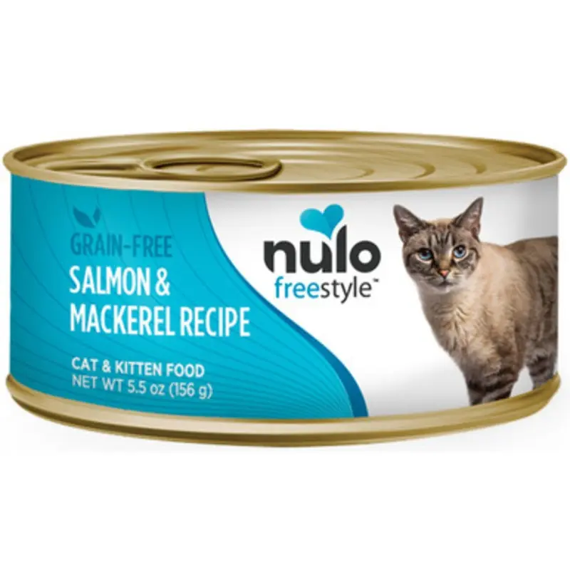 Nulo Freestyle Cat & Kitten Salmon & Mackerel Recipe Canned Cat Food 5.5 oz