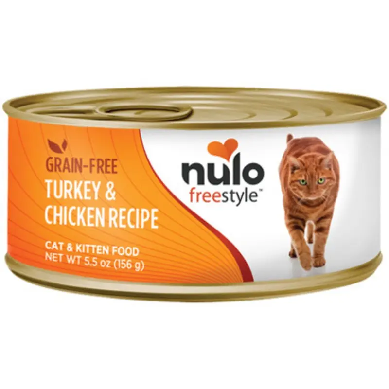 Nulo Freestyle Cat & Kitten Turkey & Chicken Recipe Canned Cat Food 5.5 oz