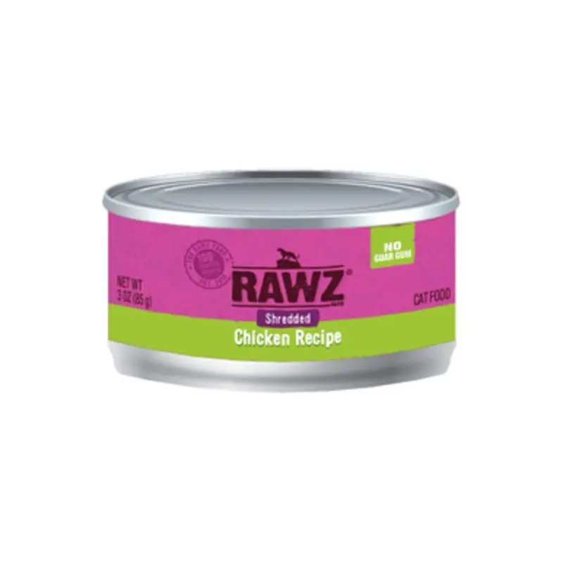 RAWZ Shredded Chicken Recipe Adult Canned Cat Food 3 oz