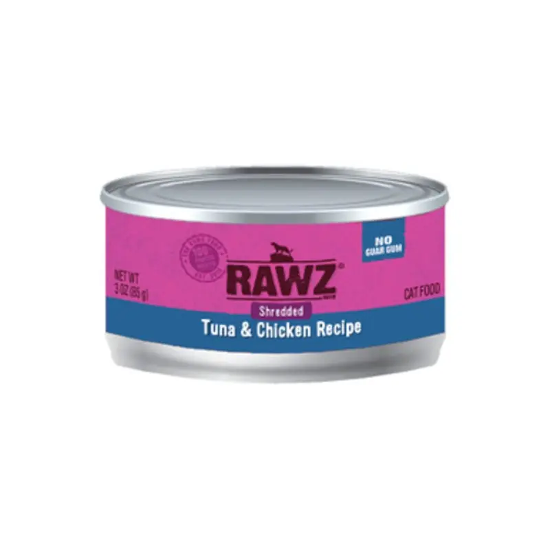 RAWZ Shredded Tuna & Chicken Recipe Adult Canned Cat Food 3 oz
