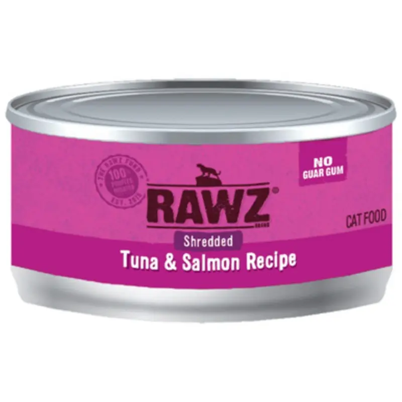 RAWZ Shredded Tuna & Salmon Recipe Adult Canned Cat Food 3 oz
