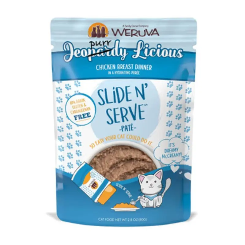 Slide N' Serve Jeopurrdy Licious Chicken Breast Dinner Wet Cat Food 2.8 oz