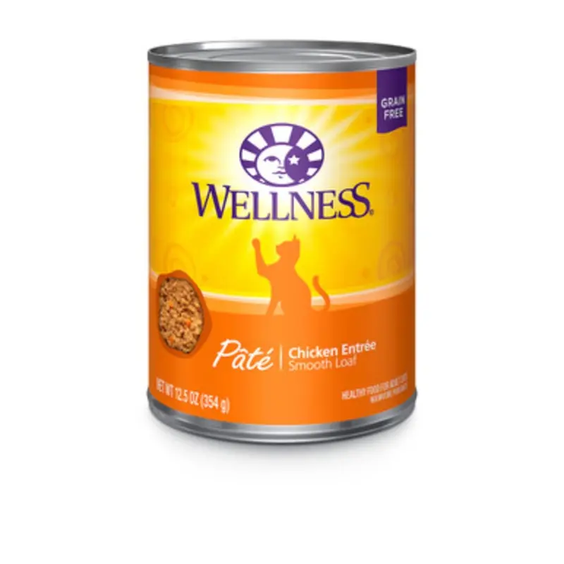 Wellness Complete Health Pate Chicken Canned Cat Food 3 oz