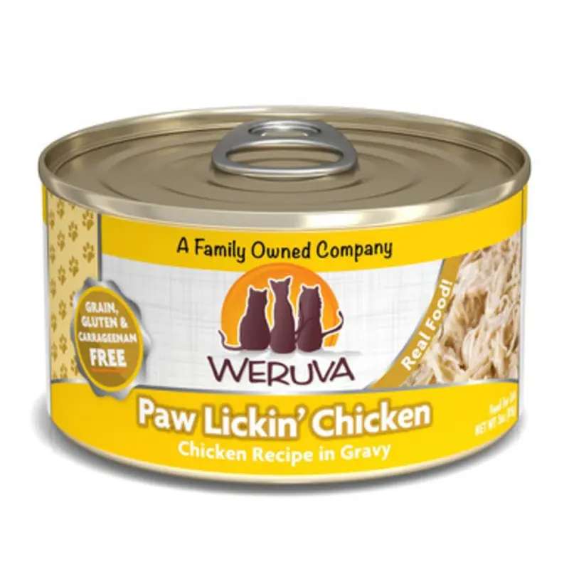Weruva Paw Lickin' Chicken in Gravy Canned Cat Food 3 oz
