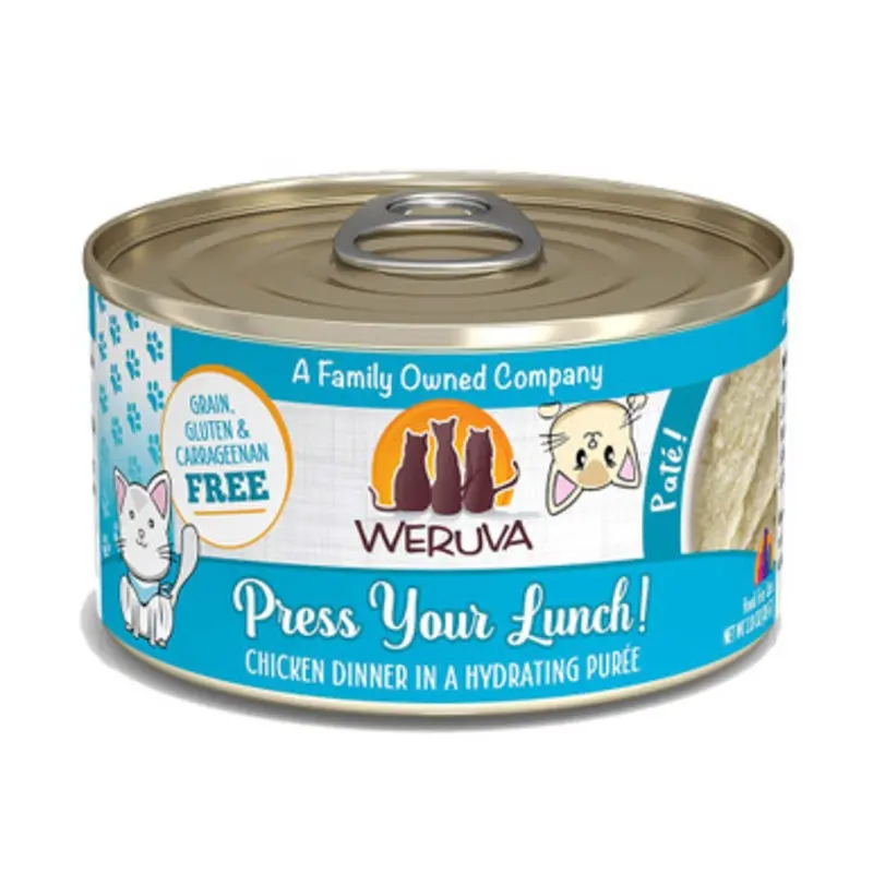 Weruva Press Your Lunch! with Chicken Canned Cat Food 3 oz