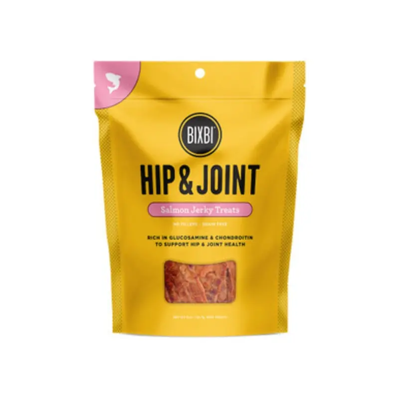 Bixbi Hip & Joint Salmon Jerky Dog Treats 4 oz