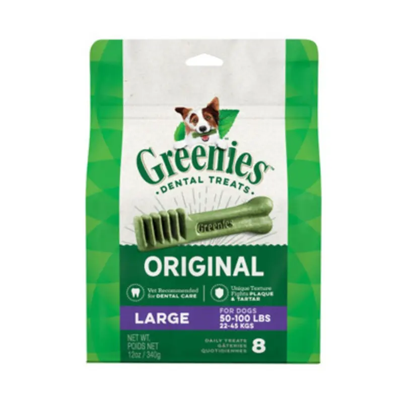 Greenies Original Large Dog Dental Treats 12 oz - 8 ct