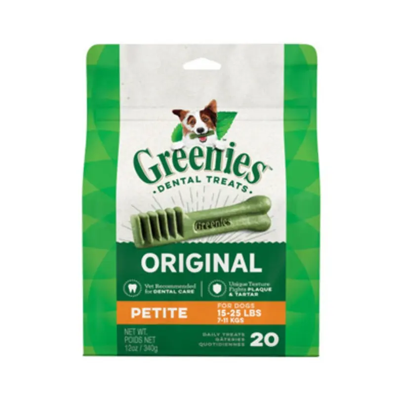 Greenies Original Petite Dog Dental Treats 12 oz - 20 ct