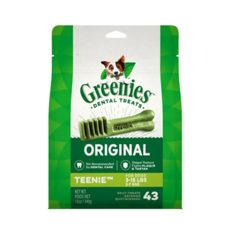 Greenies Original Teenie Dog Dental Treats 12 oz - 43 ct