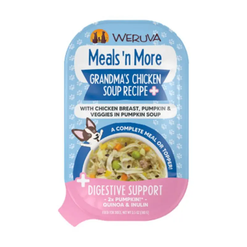 Weruva Meals 'n More Grandma's Chicken Soup Recipe Plus Wet Dog Food 3.5 oz