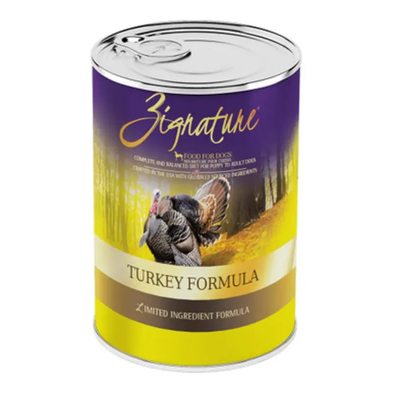 Zignature Turkey Formula Canned Dog Food 13 oz