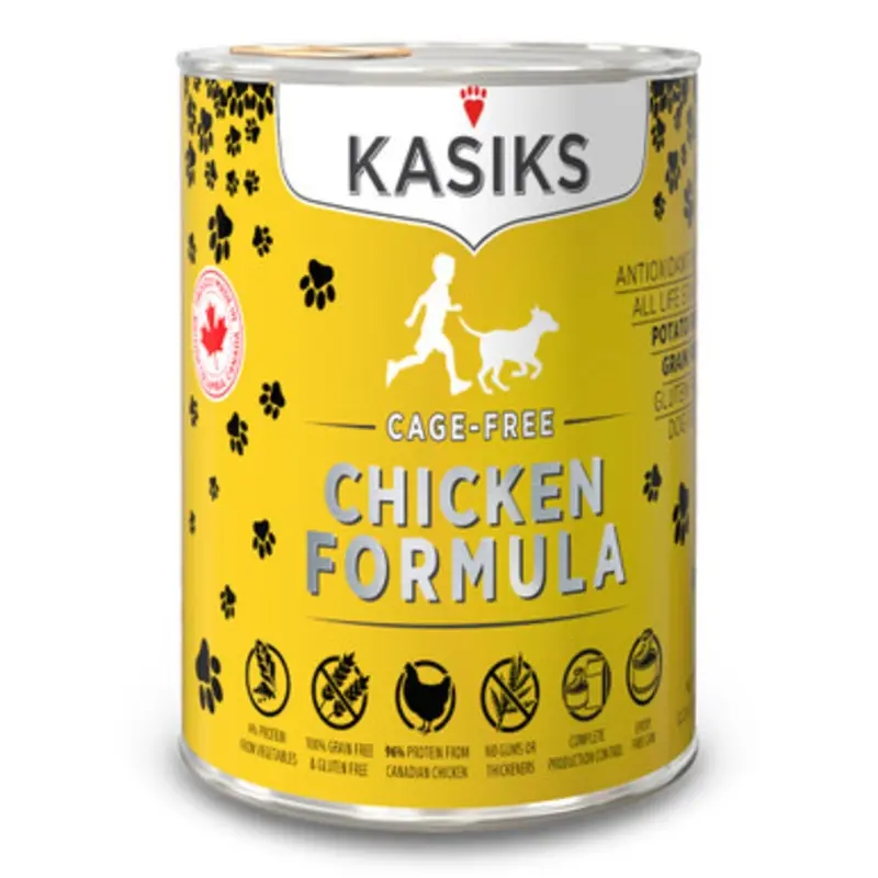 Kasiks Cage-Free Chicken Formula Canned Dog Food 12.2 oz