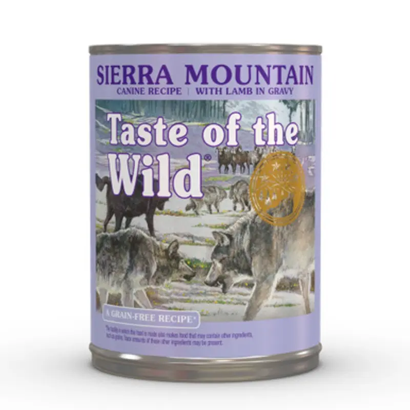 Taste of the Wild  Sierra Mountain Canine Formula Canned Dog Food 13.2 oz