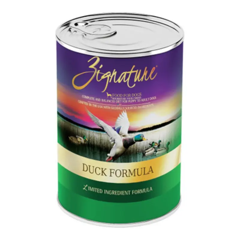 Zignature Duck Formula Canned Dog Food 13 oz
