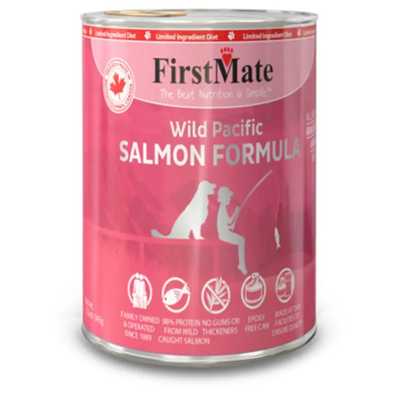 FirstMate Limited Ingredient Wild Salmon Formula Canned Dog Food 12.2 oz