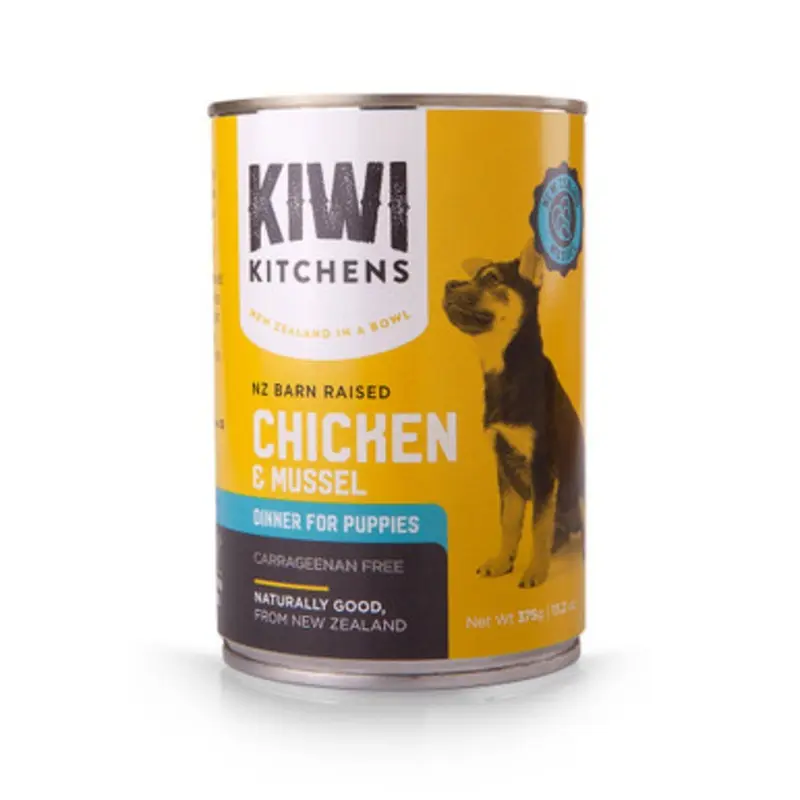 Kiwi Kitchens Chicken & Mussel Dinner Canned Puppy Food 6 oz