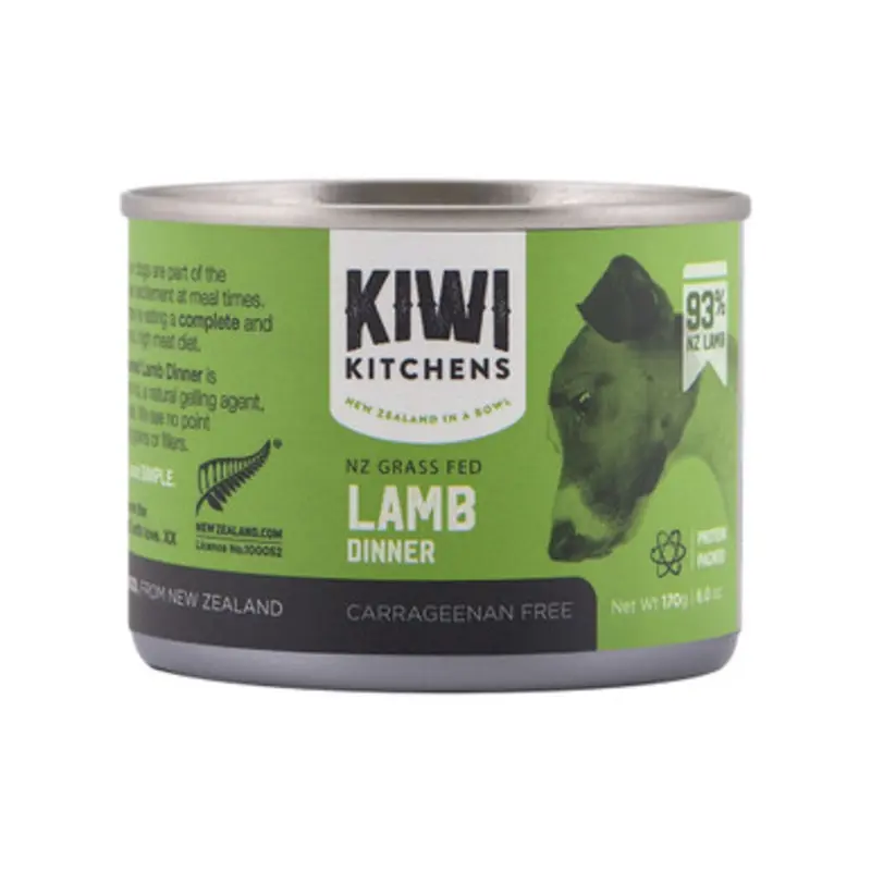 Kiwi Kitchens NZ Grass Fed Lamb Dinner Canned Dog Food 6 oz