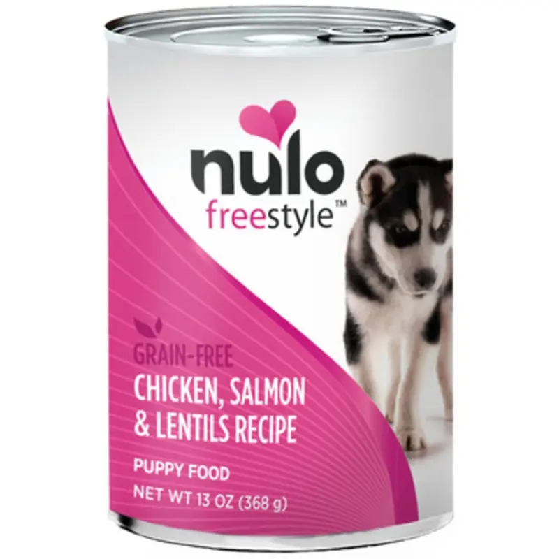 Nulo Freestyle Puppy Chicken, Salmon & Lentils Canned Dog Food 13 oz