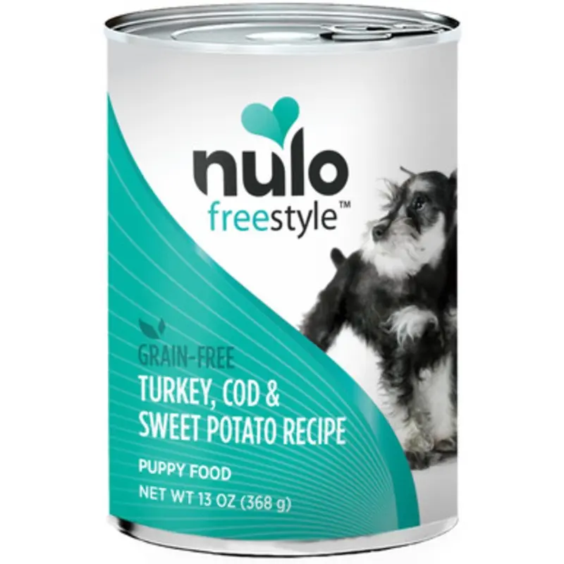 Nulo Freestyle Puppy Turkey, Cod & Sweet Potato Canned Dog Food 13 oz