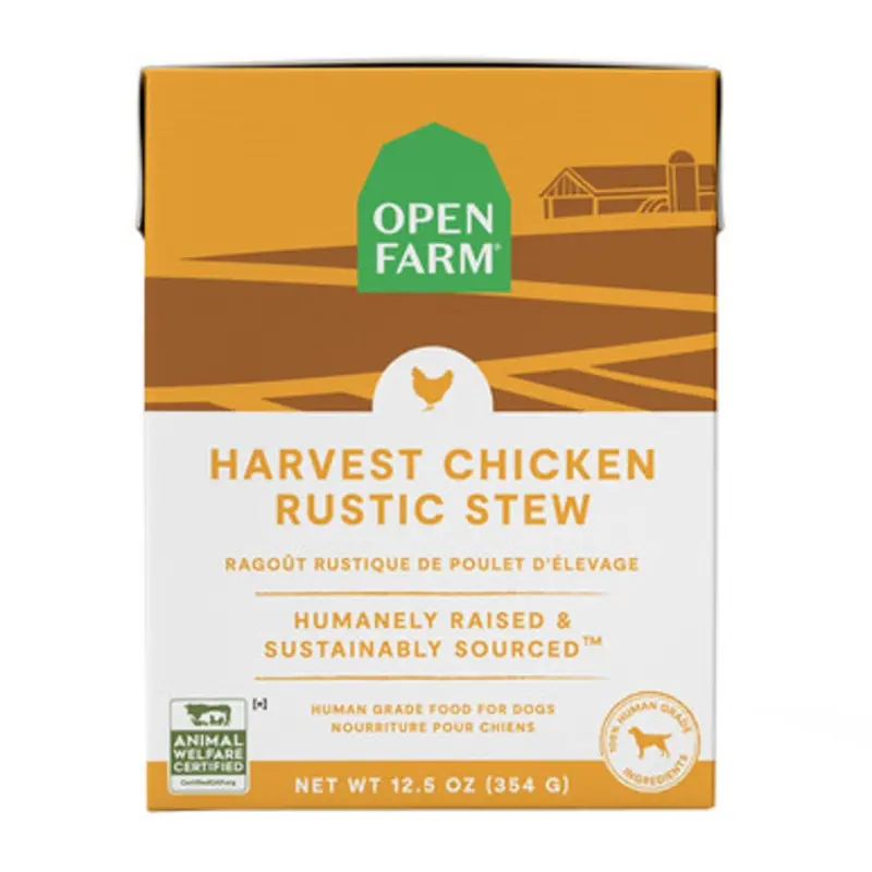 Open Farm Harvest Chicken Rustic Stew Wet Dog Food 12.5 oz