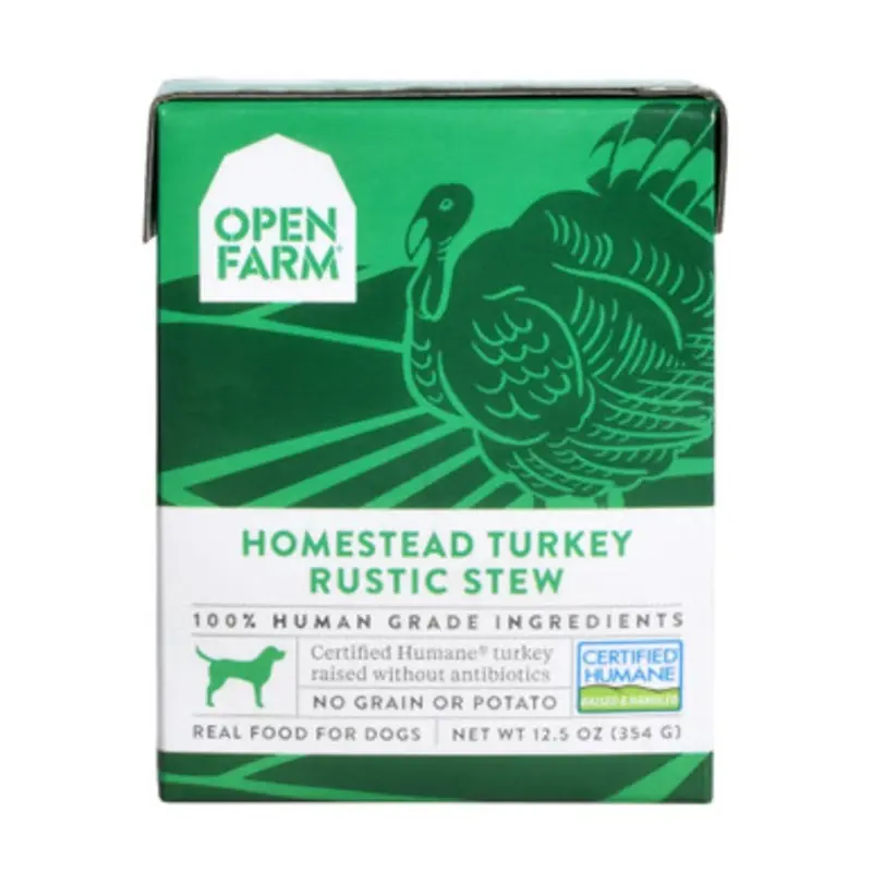 Open Farm Homestead Turkey Rustic Stew Wet Dog Food 12.5 oz