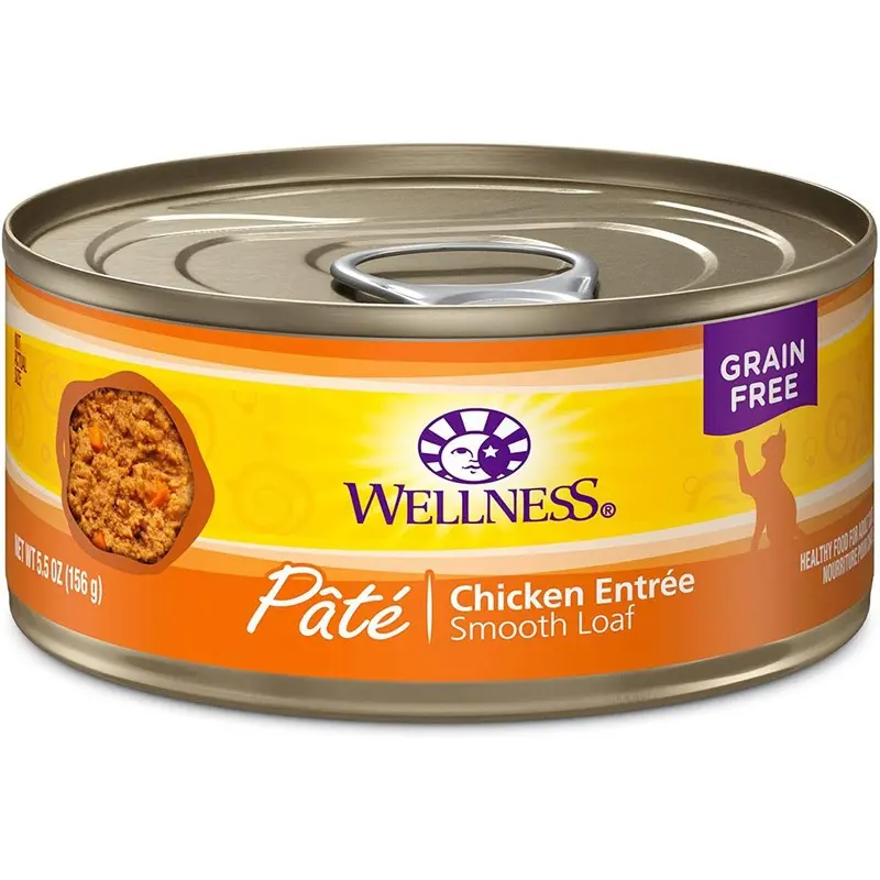 Wellness Complete Health Grain-Free Chicken Pate Canned Cat Food