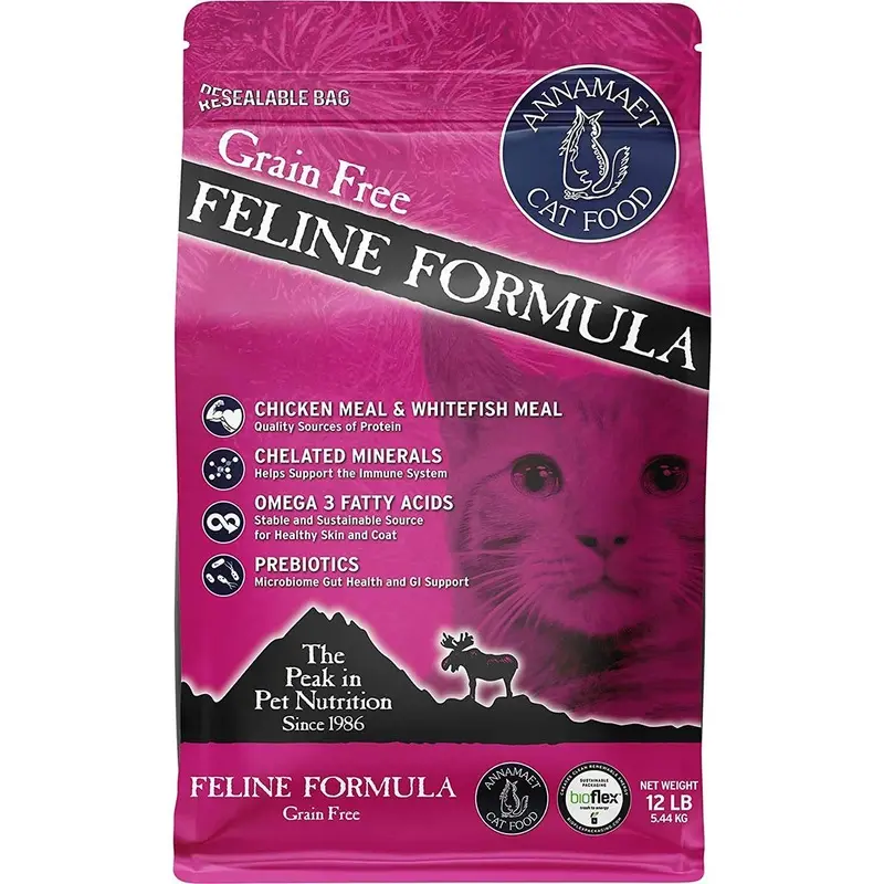 Annamaet Grain-Free Feline Formula Dry Cat Food 4 lb. Bag - Out of Stock!
