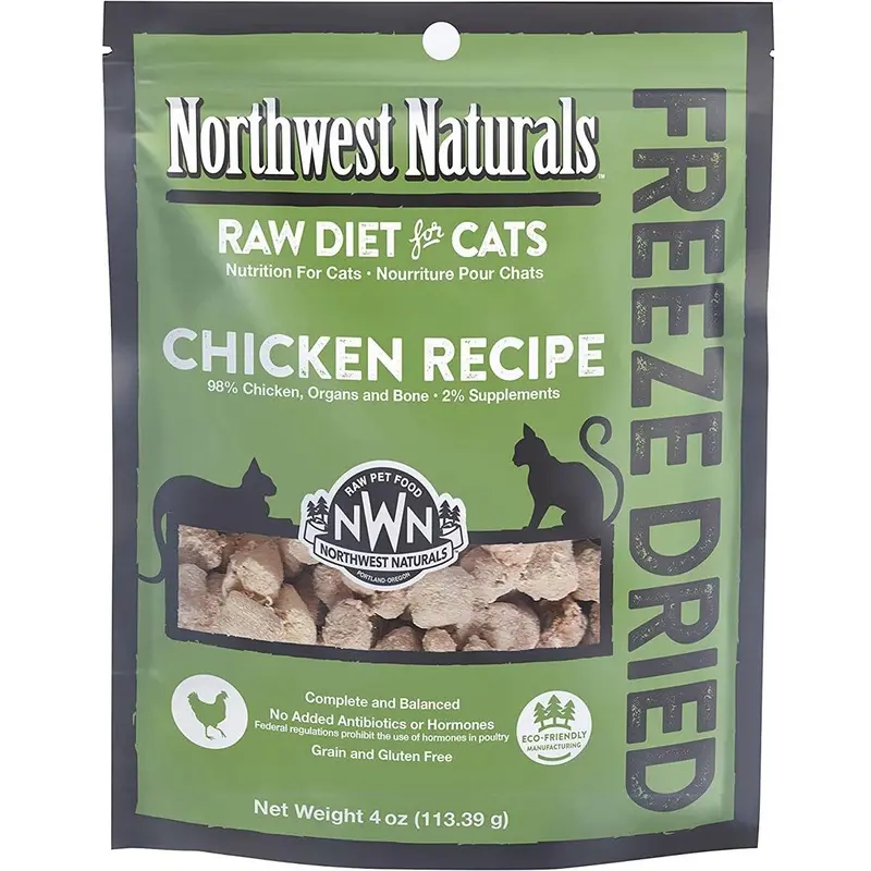 Northwest Naturals Freeze-Dried Chicken Nibbles Cat Food  11 oz. Bag