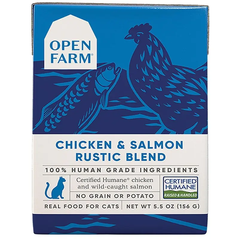 Open Farm Chicken & Salmon Rustic Blend Wet Cat Food