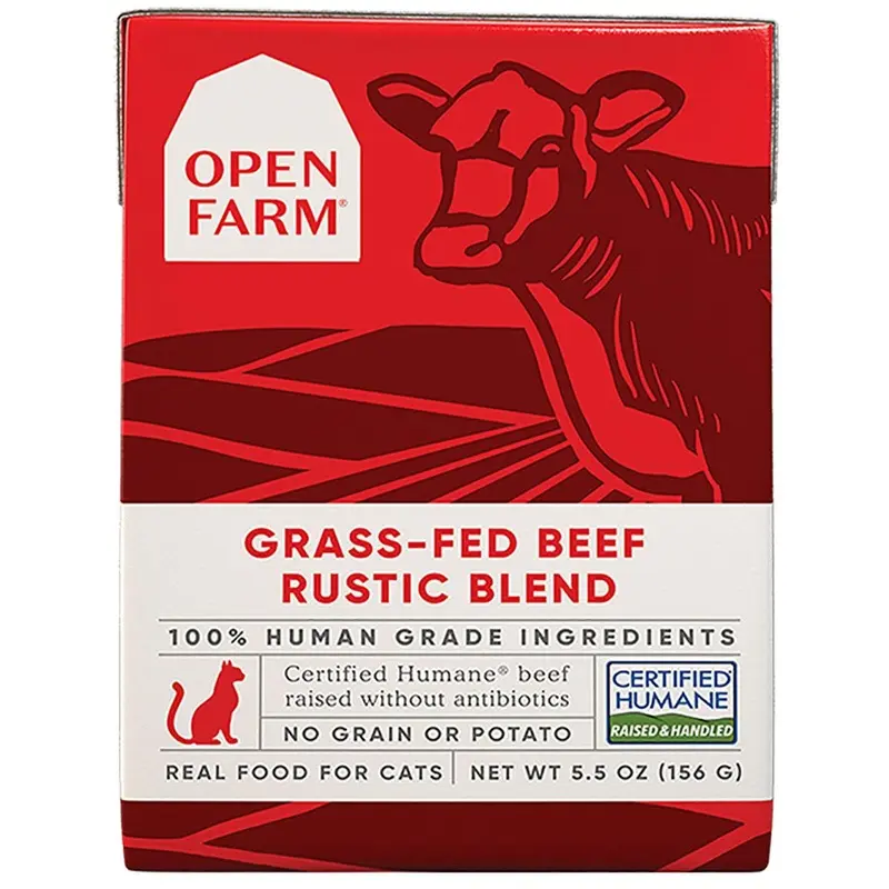 Open Farm Grass-Fed Beef Rustic Blend Wet Cat Food