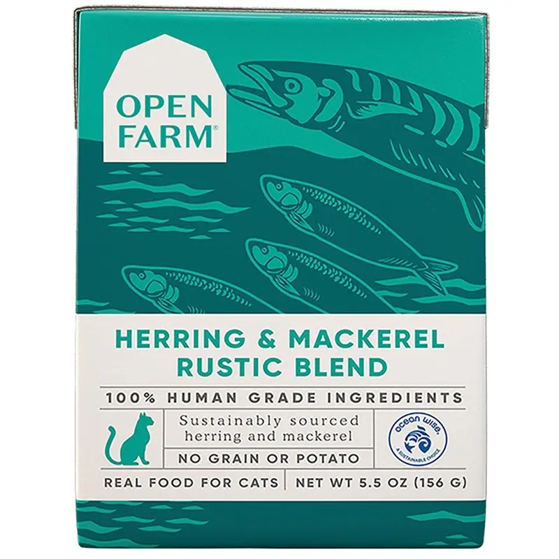 Open Farm Herring & Mackerel Rustic Blend Wet Cat Food