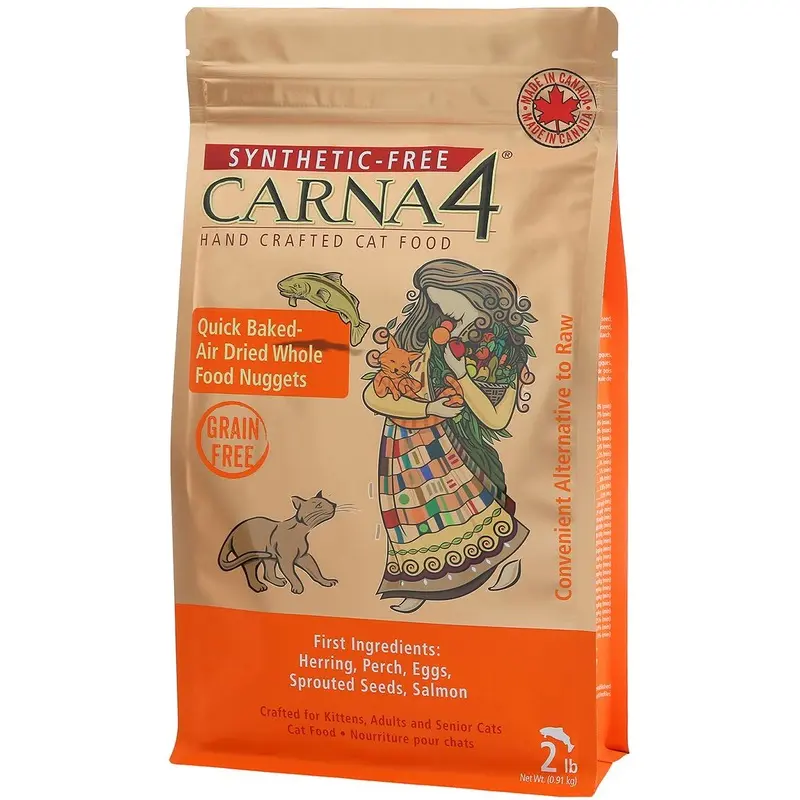 Carna4 Fish Formula Dry Cat Food 2 lb. Bag