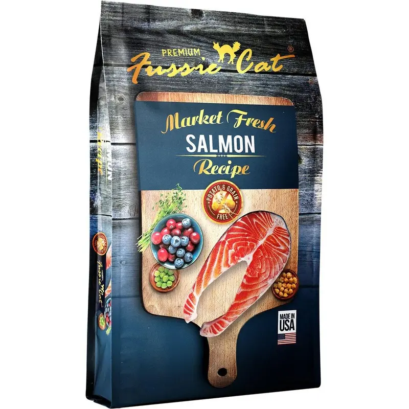 Fussie Cat Market Fresh Grain-Free Dry Cat Food - Salmon Recipe 3.5 lb. Bag