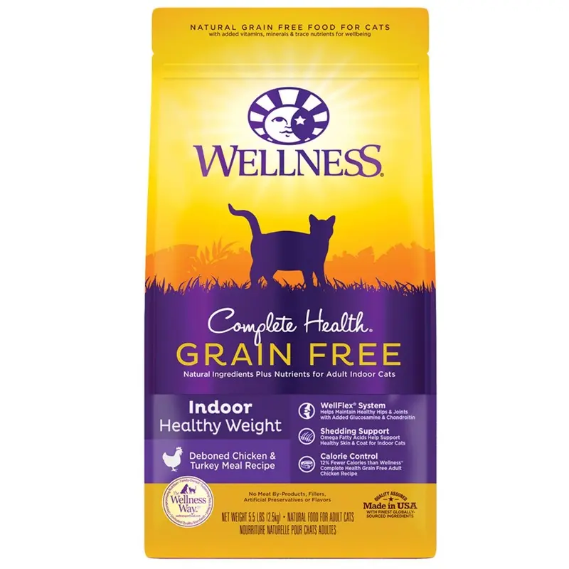 Wellness Complete Health Grain Free Indoor Cat Food - Healthy Weight Chicken
