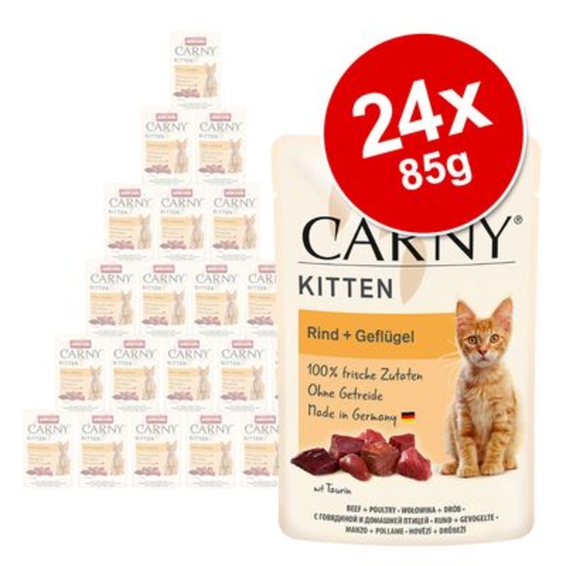 animonda Carny Kitten Pouch Saver Pack 24 x 85g