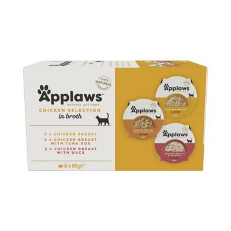 Applaws Cat Pot Multipack Selection 8 x 60g