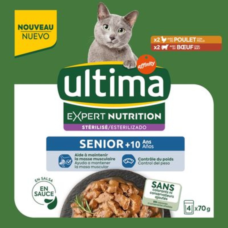 Ultima Cat Expert Nutrition Senior Chicken & Beef
