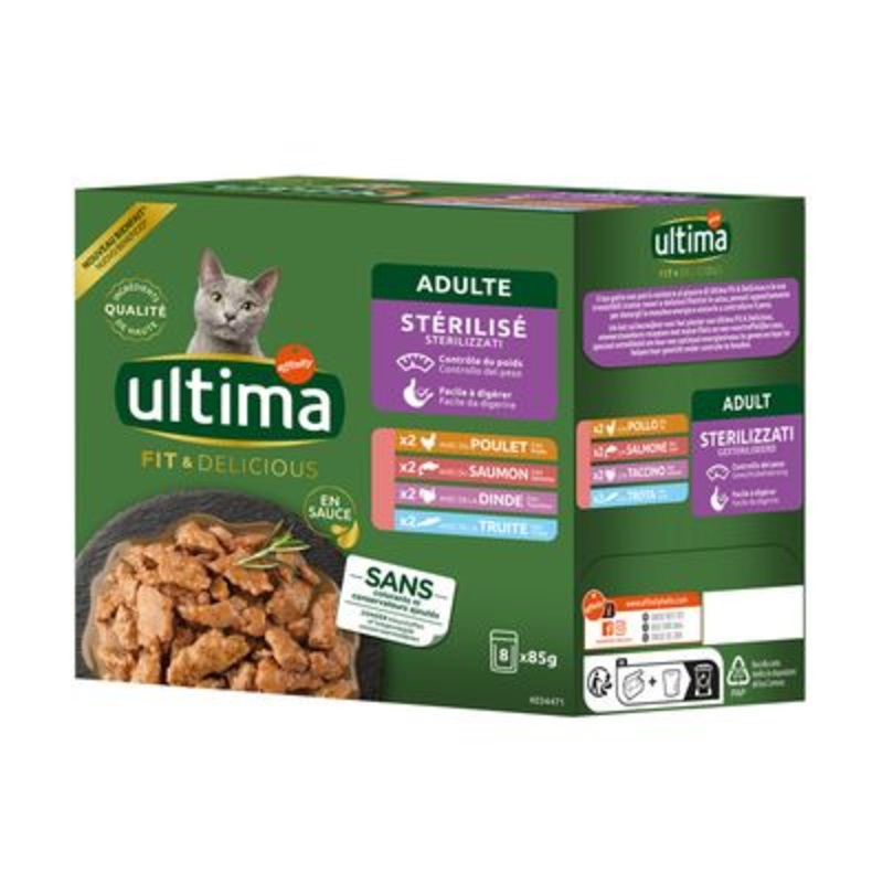 Ultima Sterilised Cat Saver Pack 48 x 85g